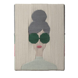 Arazzo multicolore ritratto n. 3