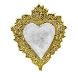 Ceramica decorativa Devotion Small White Gold